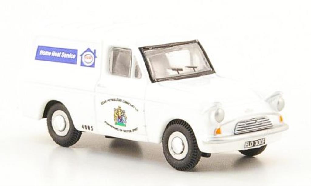 Ford Anglia 1/76 Oxford Kastenwagen Esso Service bianco modellino in miniatura