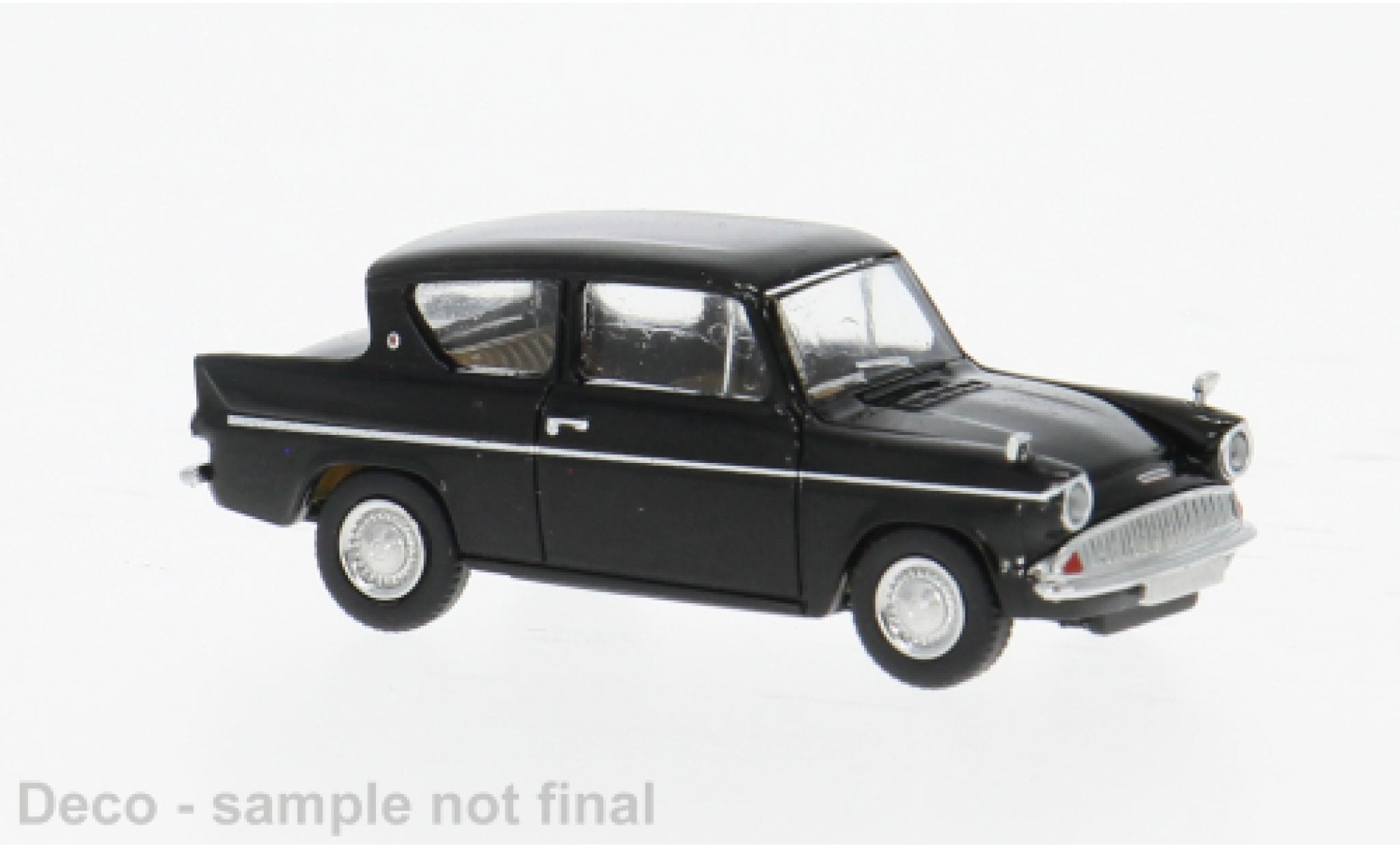 Ford Anglia 1/87 Brekina schwarz 1959 1:87 modellino in miniatura