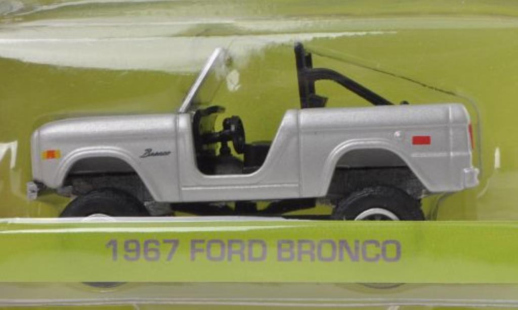 Ford Bronco 1/64 Greenlight grigio Zoolander 1967 modellino in miniatura
