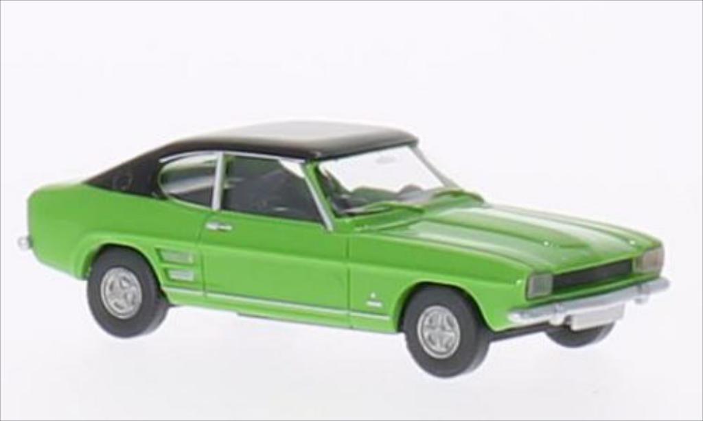 Ford Capri 1/87 Wiking MK I grun/nero modellino in miniatura