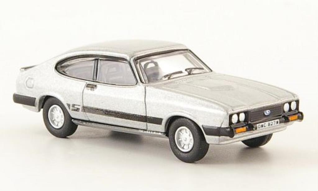 Ford Capri 1/76 Oxford Mk III grigio modellino in miniatura
