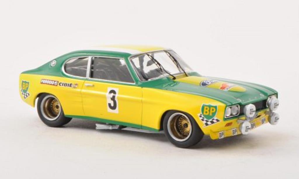 Ford Capri 1/43 Trofeu MKI 2600 No.3 BP Lyon-Charbonnieres 1972 modellino in miniatura