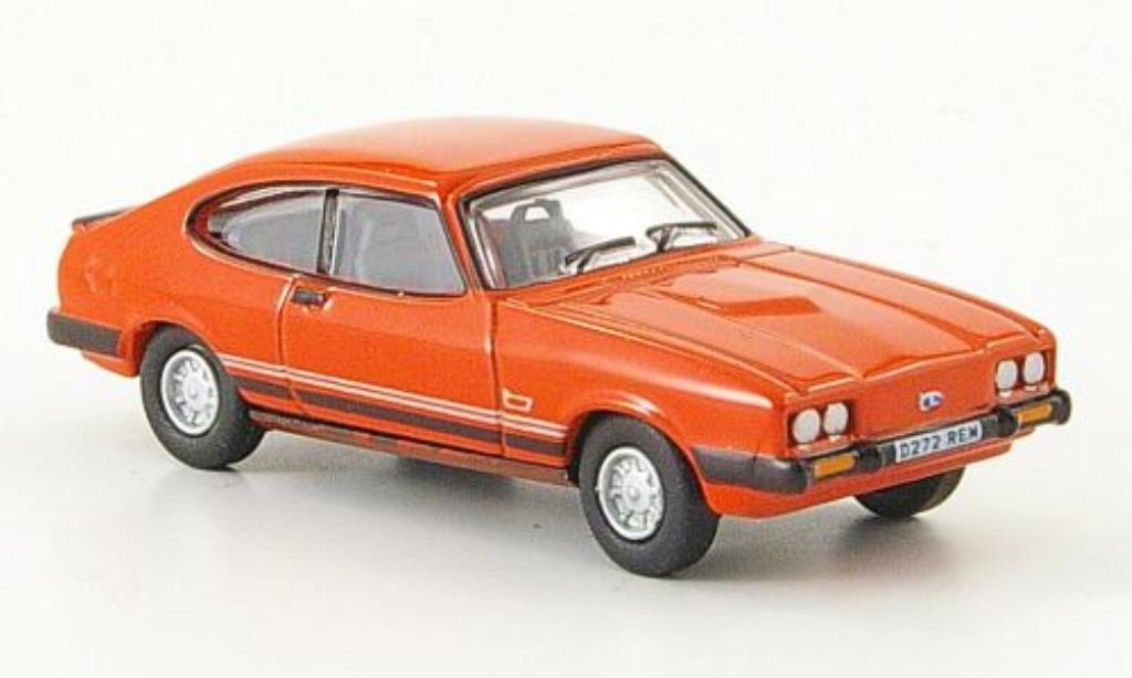 Ford Capri 1/76 Oxford MkIII Laser rosso modellino in miniatura