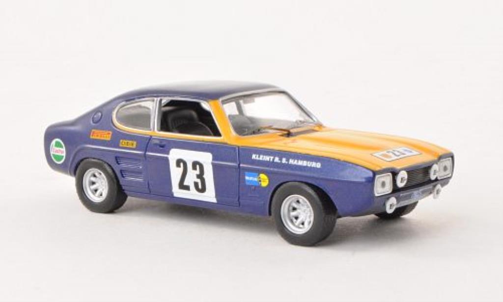 Ford Capri 1/43 IXO No.23 Olympia Rally 1972 modellino in miniatura