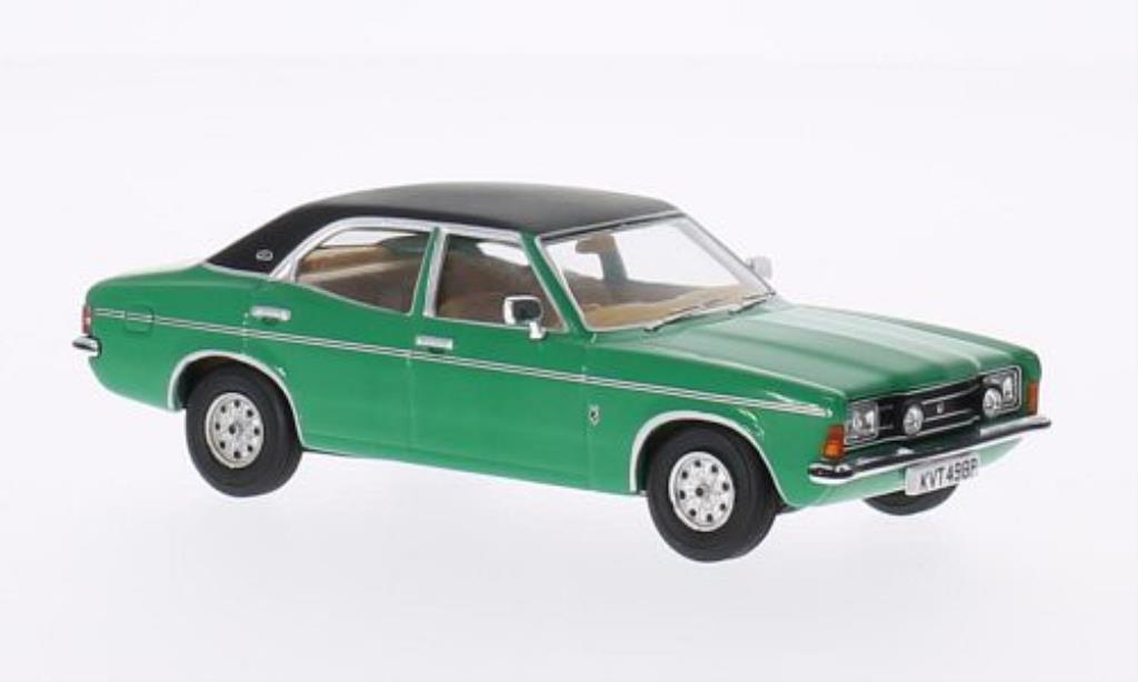 Ford Cortina 1/43 Vanguards Mk3 2000E grun/nero modellino in miniatura