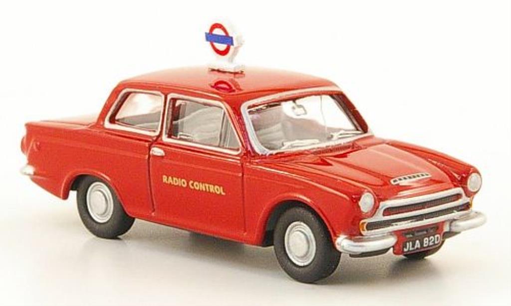 Ford Cortina 1/76 Oxford MKI London Transport rosso modellino in miniatura
