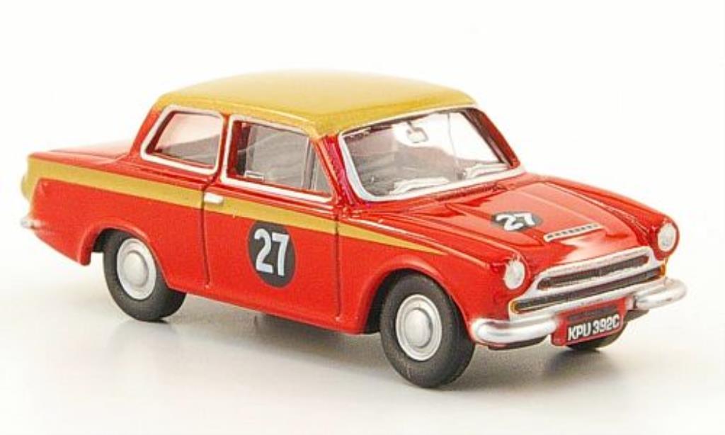 Ford Cortina 1/76 Oxford MKI No.27 Alan Mann Racing modellino in miniatura