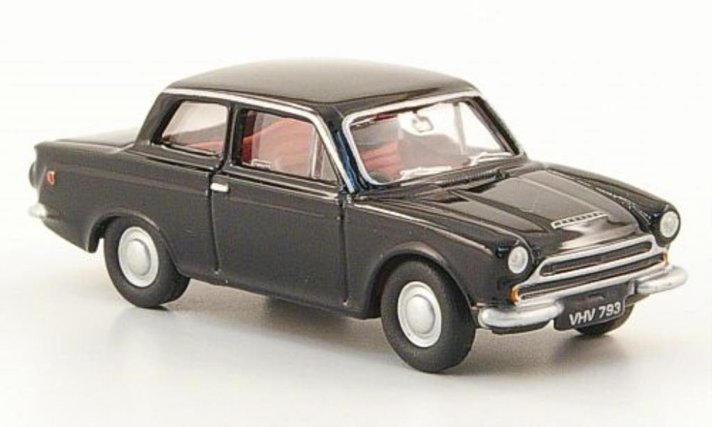 Ford Cortina 1/76 Oxford MKI nero modellino in miniatura