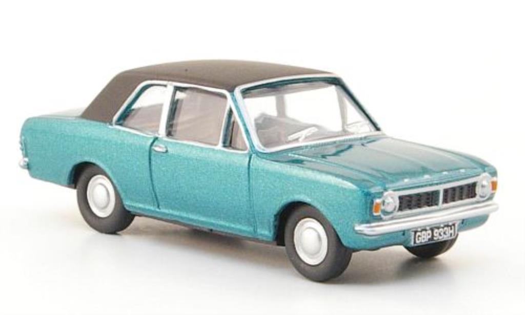 Ford Cortina 1/76 Oxford MKII grun/nero modellino in miniatura