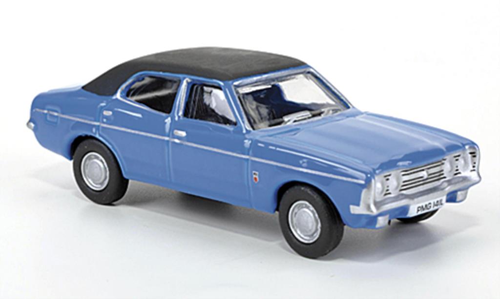 Ford Cortina 1/76 Oxford MkIII blu/nero 1977 modellino in miniatura