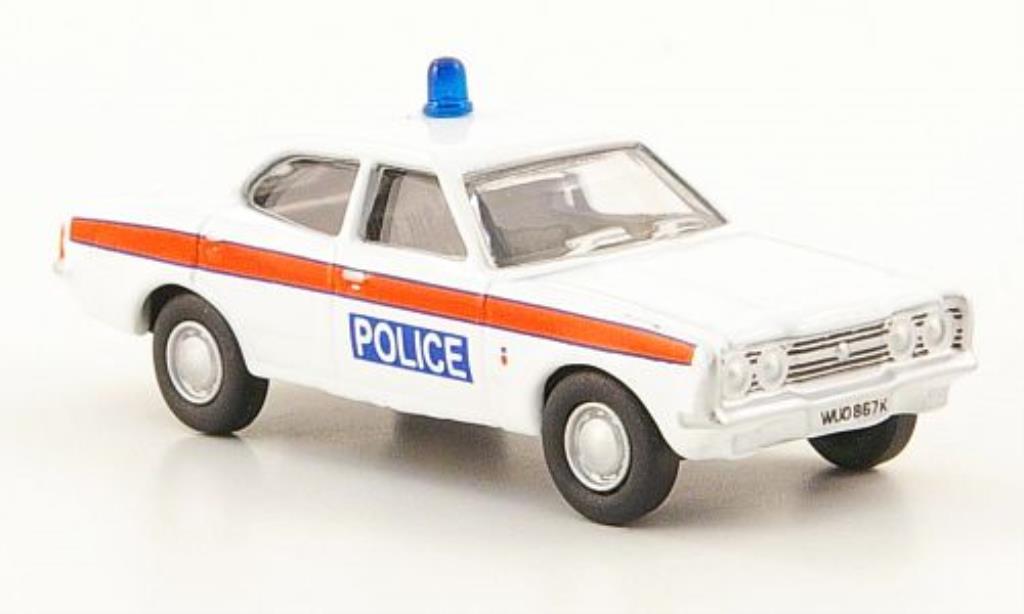 Ford Cortina 1/76 Oxford MKIII Devon & Cornwall Police modellino in miniatura