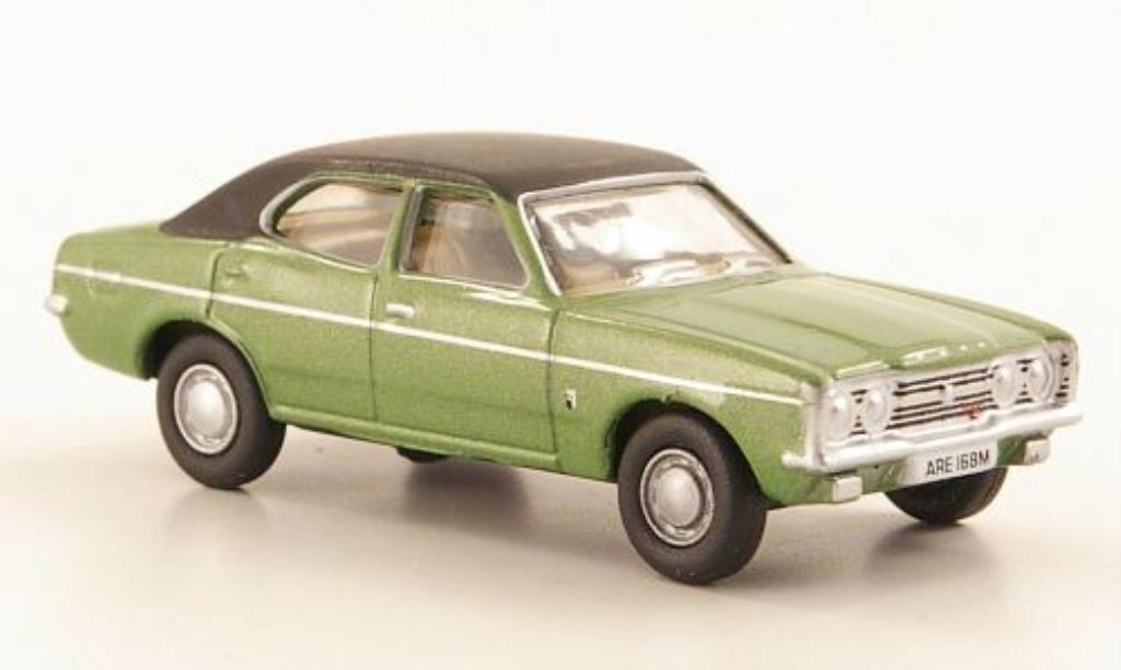 Ford Cortina 1/76 Oxford MkIII grun/nero 1977 modellino in miniatura