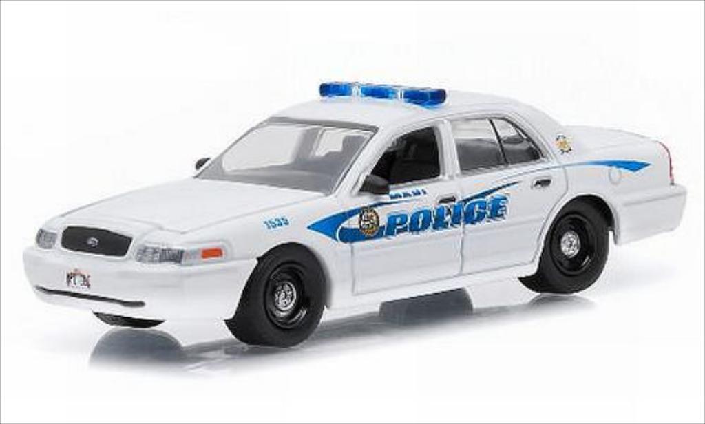 Ford Crown 1/64 Greenlight Victoria Maui Police 2008 modellino in miniatura