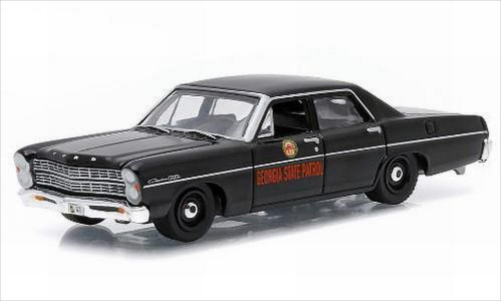 Ford Custom 1/64 Greenlight Georgia State Patrol 1967 modellino in miniatura