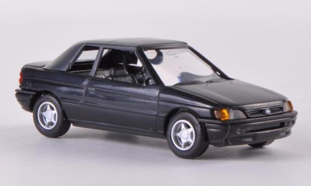 Ford Escort 1/87 Busch Cabrio geschlossen nero 1991 modellino in miniatura