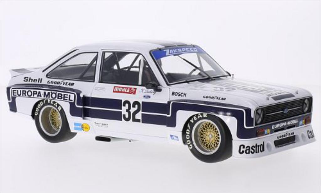 Ford Escort 1/18 Minichamps II 1800 No.32 Europa Mobel DRM Nurburgring 1976 modellino in miniatura