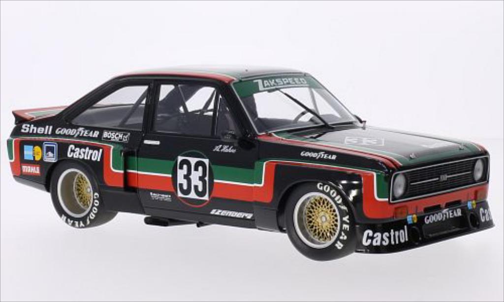 Ford Escort 1/18 Minichamps II 1800 No.33 Zakspeed Castrol DRM ADAC Supersprint 1976 modellino in miniatura
