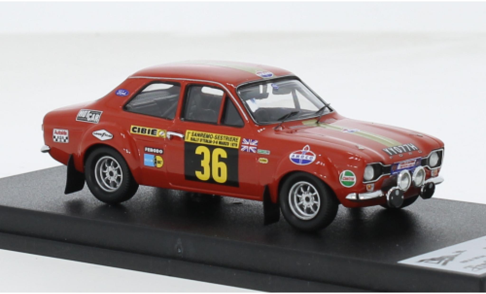 Ford Escort 1/43 Trofeu MK I # 36 1:43 modellino in miniatura