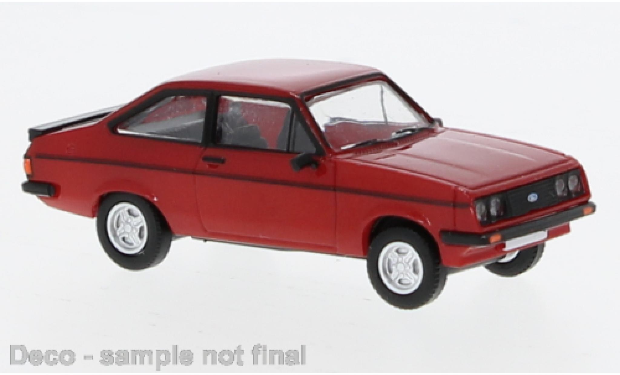 Ford Escort 1/87 PCX87 MK II R rot 1:87 modellino in miniatura