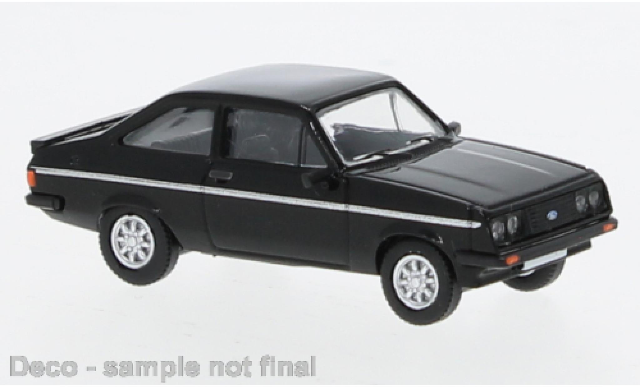 Ford Escort 1/87 PCX87 MK II R schwarz 1:87 modellino in miniatura