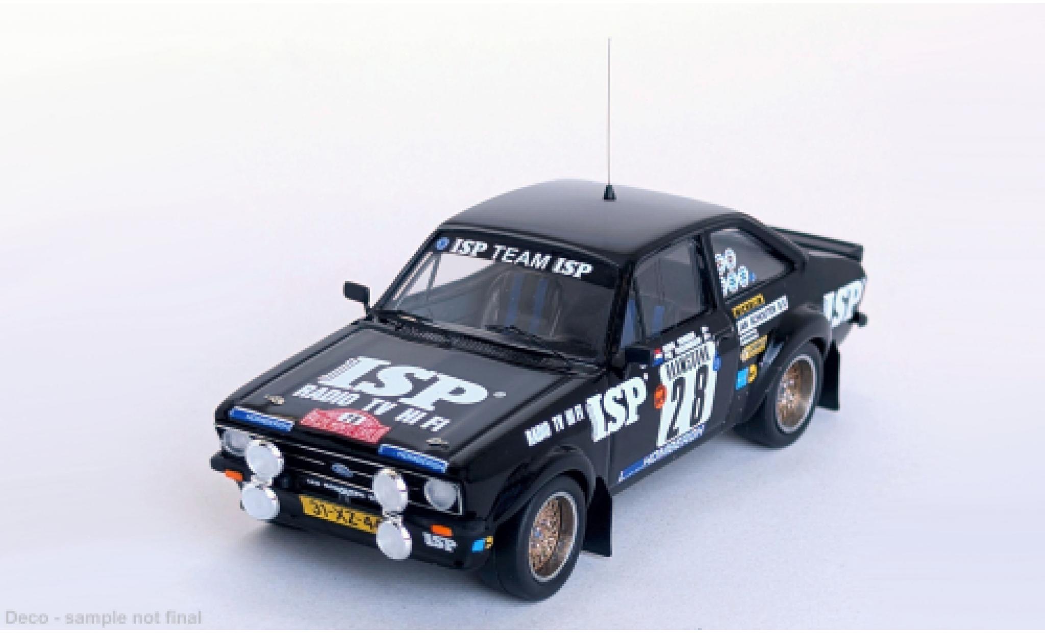 Ford Escort 1/43 Trofeu MK II Rally Monte Carlo 1981 #28 H.Vossen/P.Theunissen 1:43 modellino in miniatura