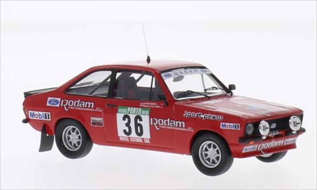 Ford Escort 1/43 Trofeu MK II 2000 No.36 Rodam Rallye WM Rallye Portugal 1985 modellino in miniatura