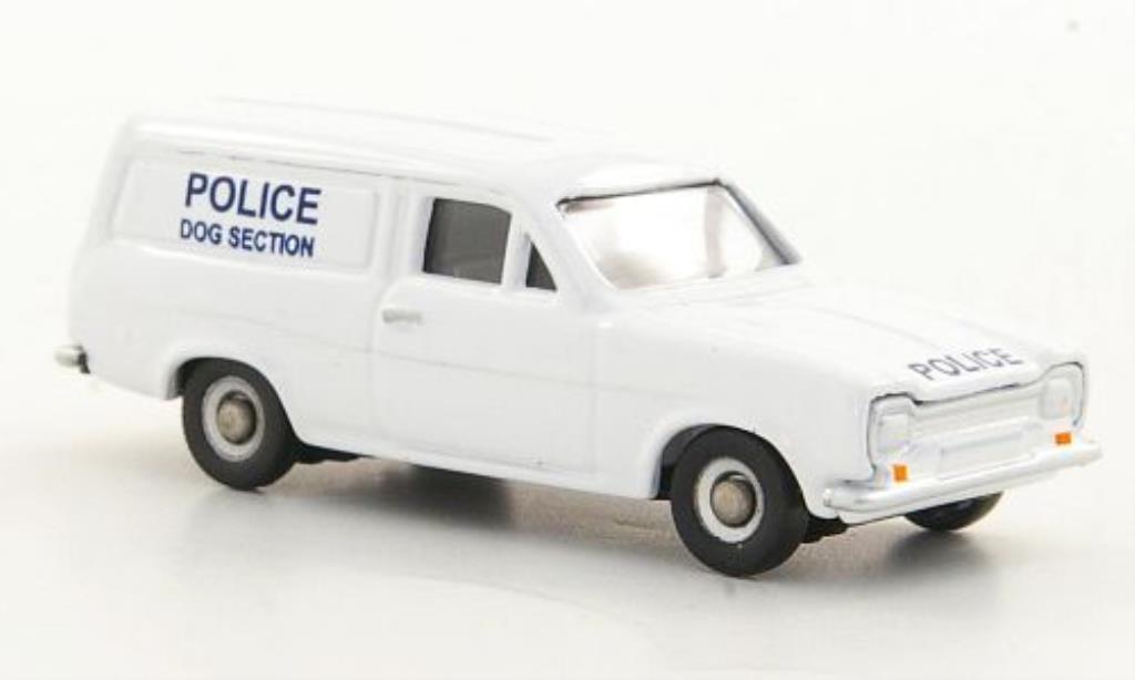 Ford Escort MK1 1/76 Corgi MK1 Kasten Police Dog Section Polizei (UK) RHD modellino in miniatura
