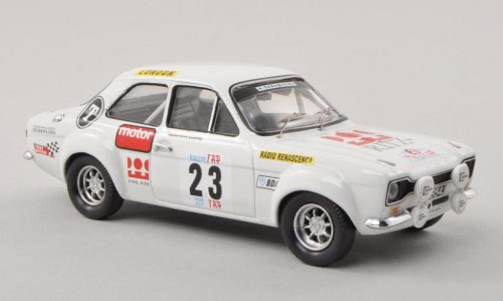 Ford Escort 1/43 Trofeu MkI 1600 TC No.23 Ritz Rally Portugal 1973 /J.Anjos modellino in miniatura