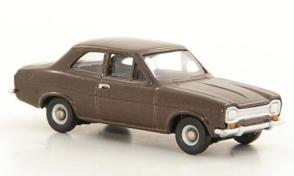 Ford Escort 1/76 Corgi MkI bronze modellino in miniatura