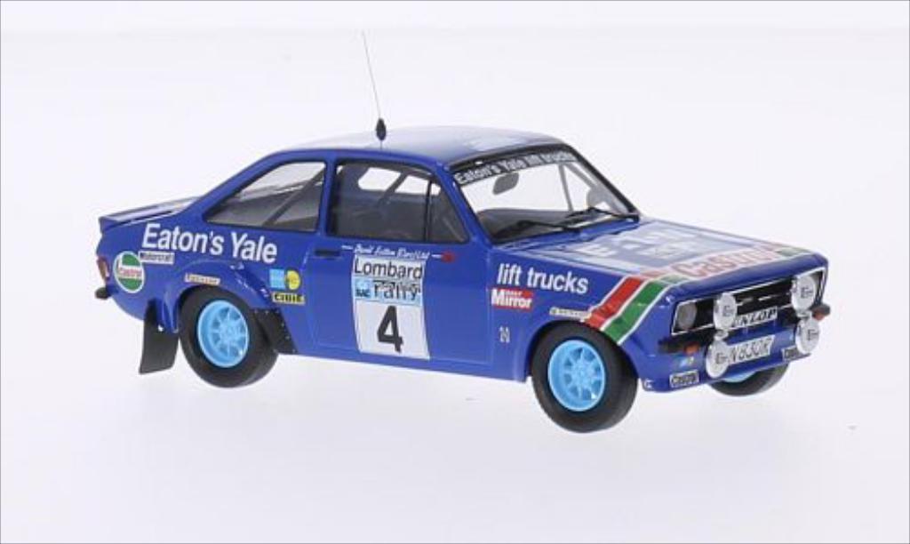 Ford Escort 1/43 Trofeu MKII No.4 Eatons Yale Rallye WM RAC Rallye 1978 /A.Hertz modellino in miniatura