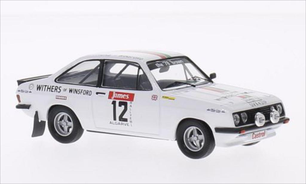 Ford Escort 1/43 Trofeu MKII 2000 No.12 Castrol Rallye WM Rallye Algarve 1978 /K.Wood modellino in miniatura