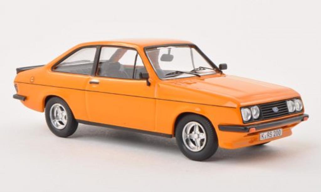 Ford Escort 1/43 WhiteBox MKII 2000 orange 1978 modellino in miniatura