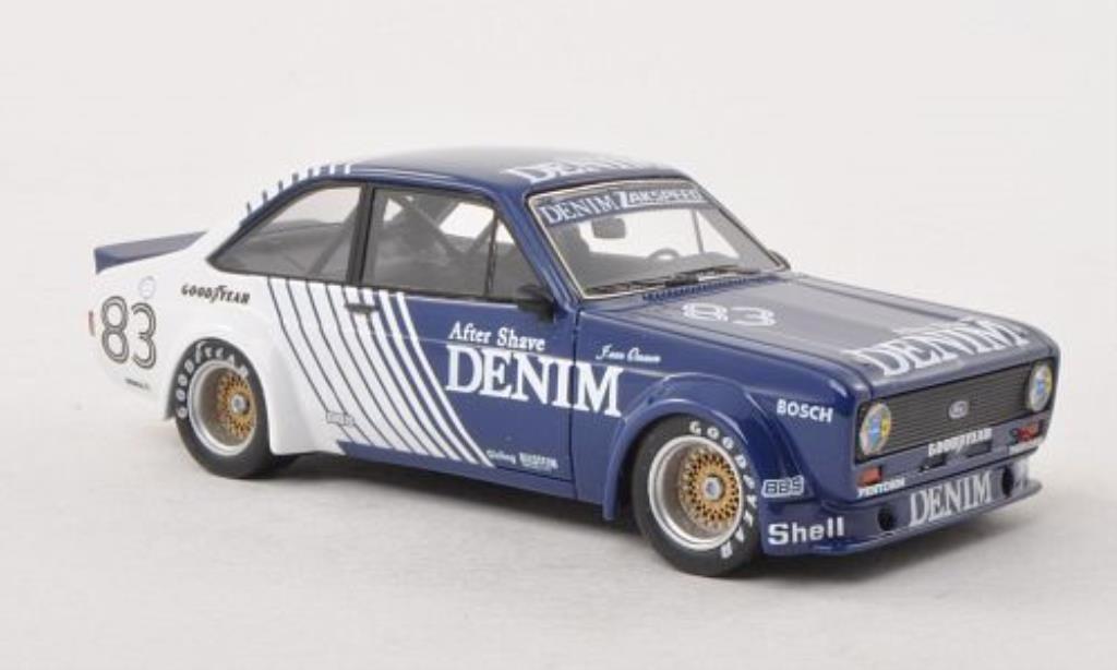 Ford Escort 1/43 Neo MkII Gr.2 No.83 Denim Bergischer Lowe Zolder 1982 modellino in miniatura