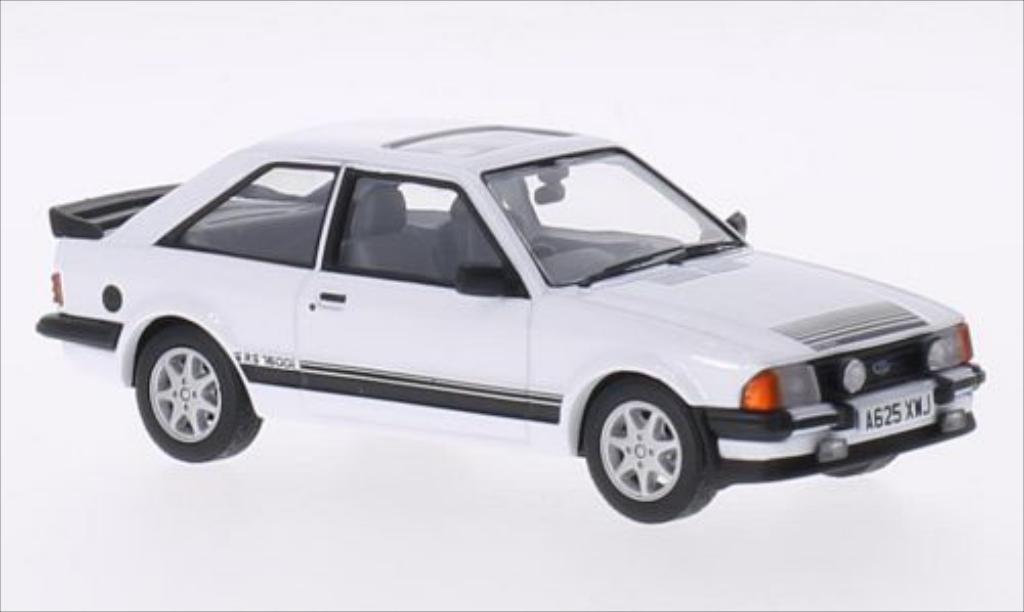 Ford Escort 1/43 Vanguards MkIII 1600i bianco RHD 1983 modellino in miniatura