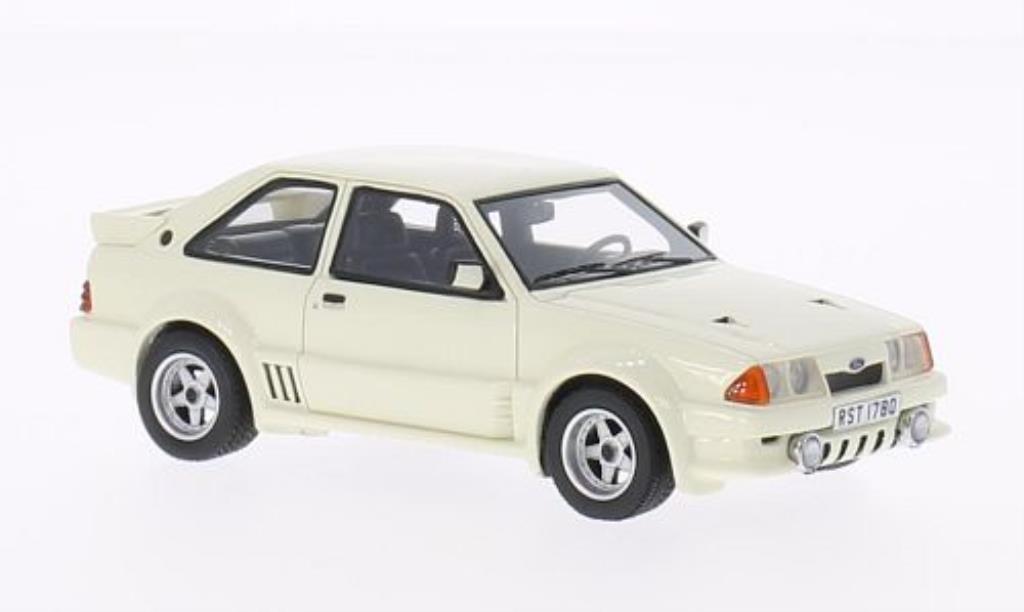 Ford Escort 1/43 Neo 1700T bianco 1980 modellino in miniatura