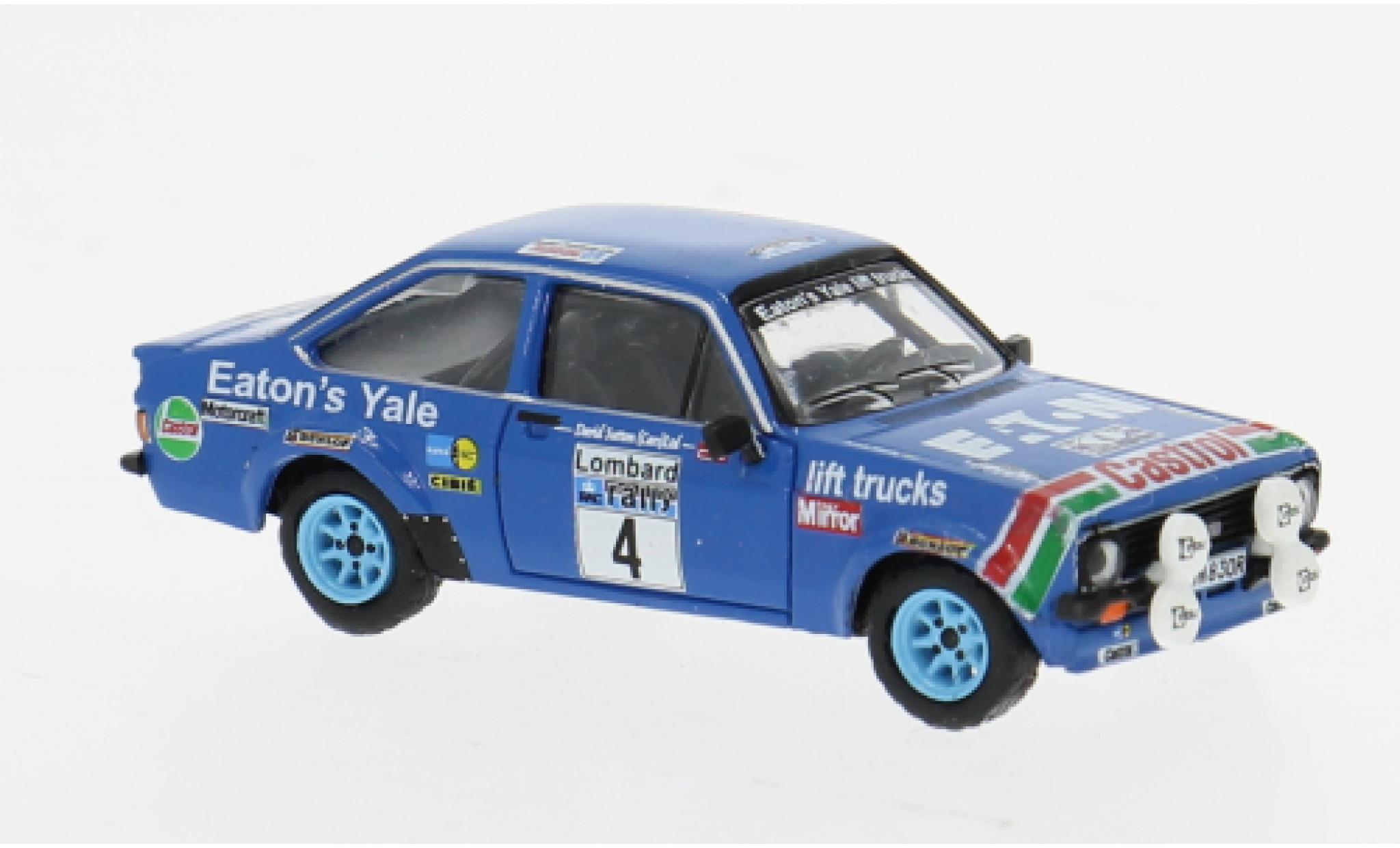 Ford Escort 1/87 Brekina RS 1800 Rallye RAC Lombard 1978 #4 H.Mikkola 1:87 modellini auto