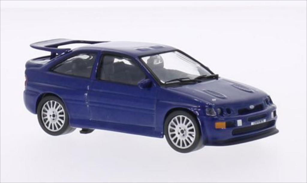 Ford Escort 1/43 WhiteBox Cosworth metallico blu 1992 modellino in miniatura