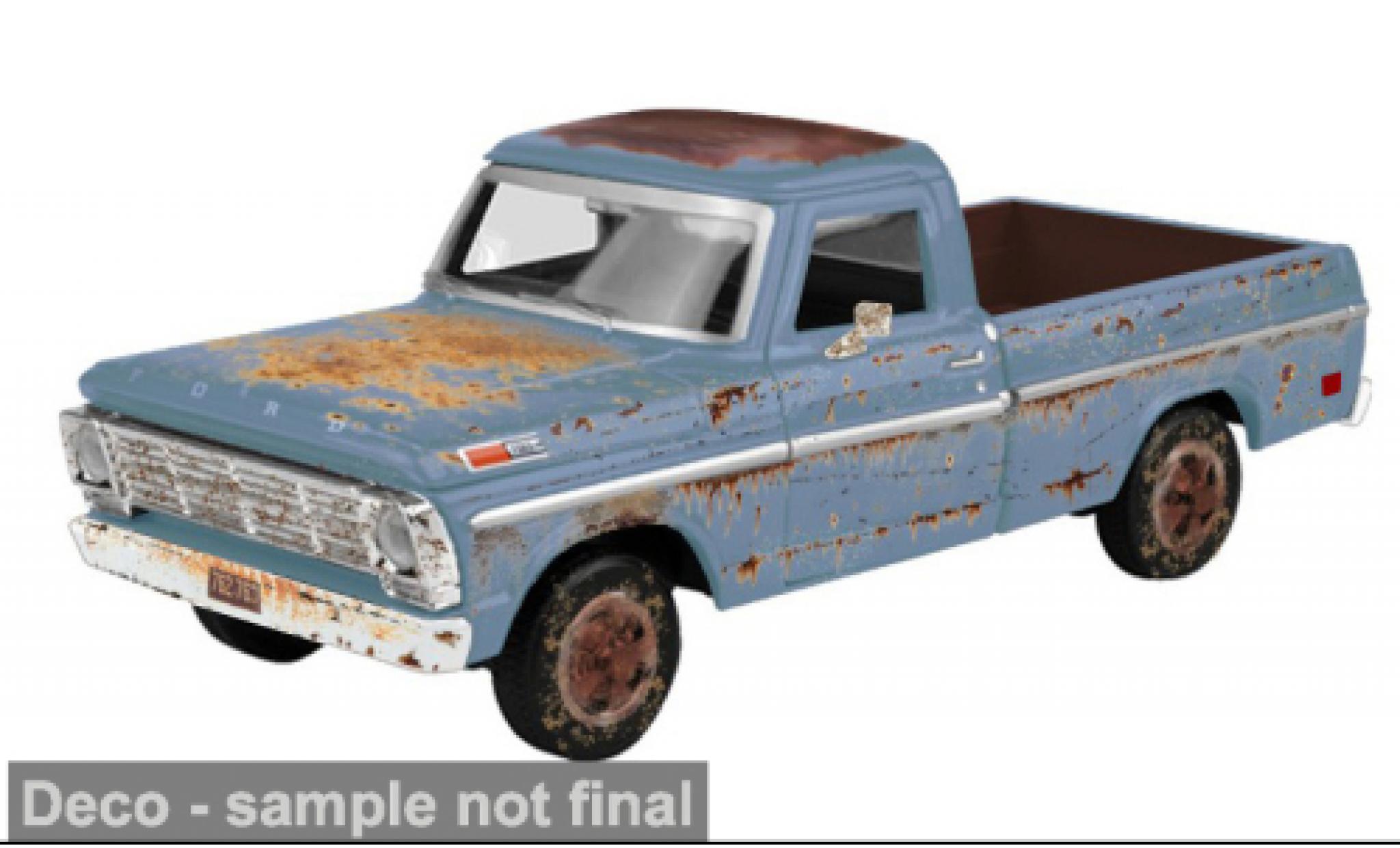 Ford F-1 1/24 Motormax 00 blau 1969 1:24 modellini auto