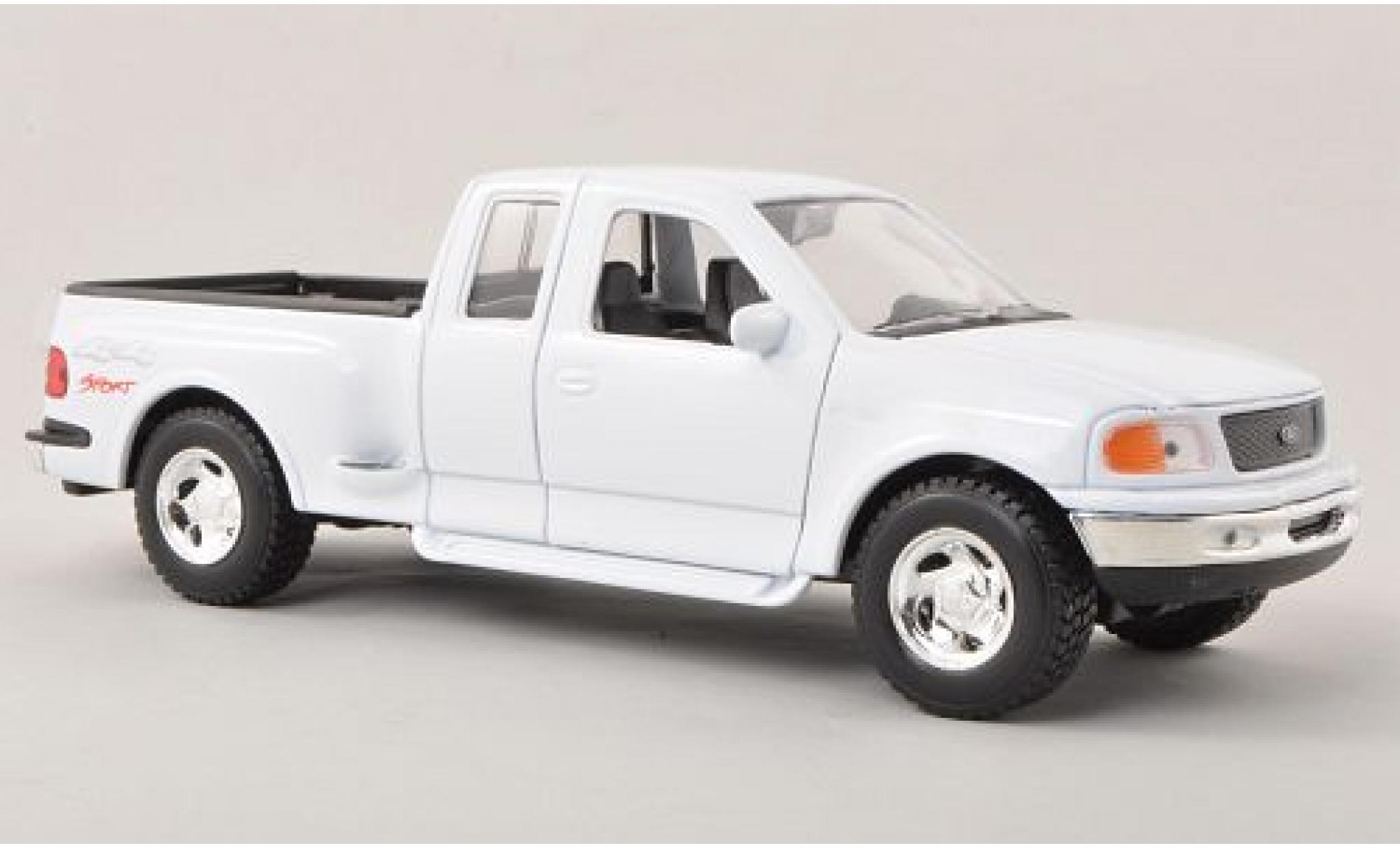 Ford F-1 1/24 Welly 50 Flaresid weiss 1:24 modellino in miniatura