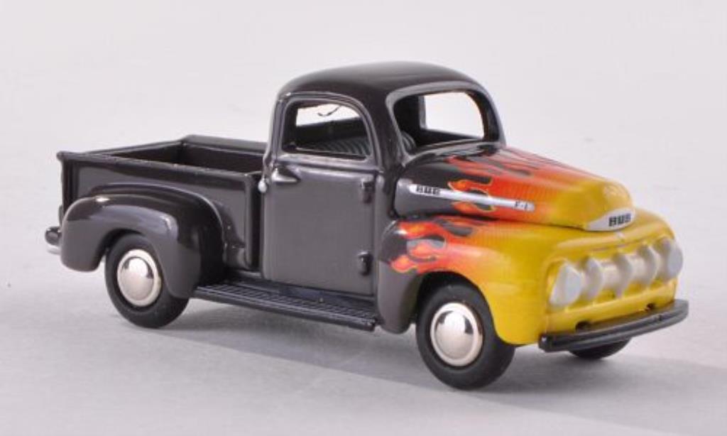 Ford F1 1/87 Bub 00 Pritsche Flamme modellino in miniatura