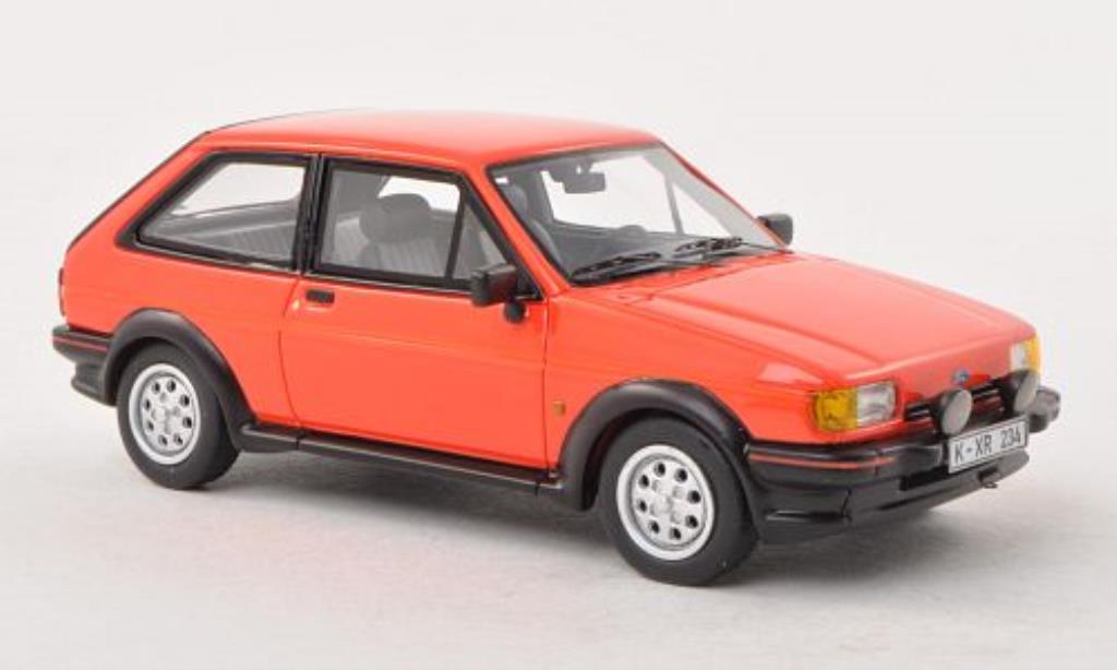 Ford Fiesta 1/43 Neo MkII XR2 rosso 1984 modellino in miniatura