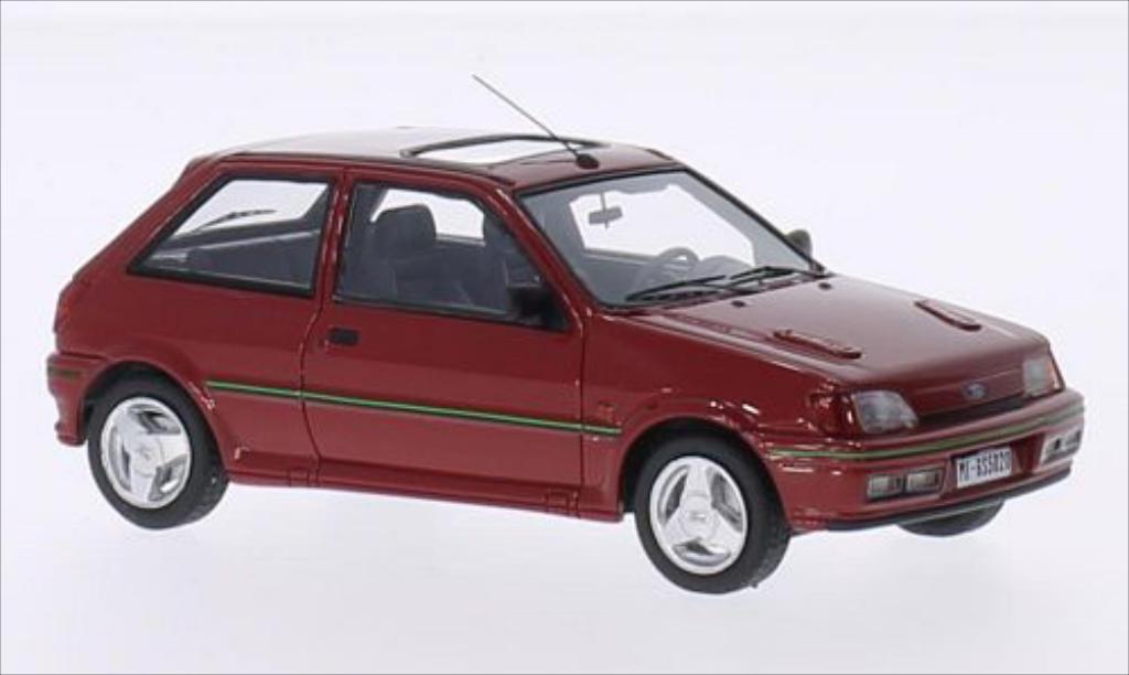 Ford Fiesta 1/43 Kess Turbo MKIII rosso 1989 modellino in miniatura