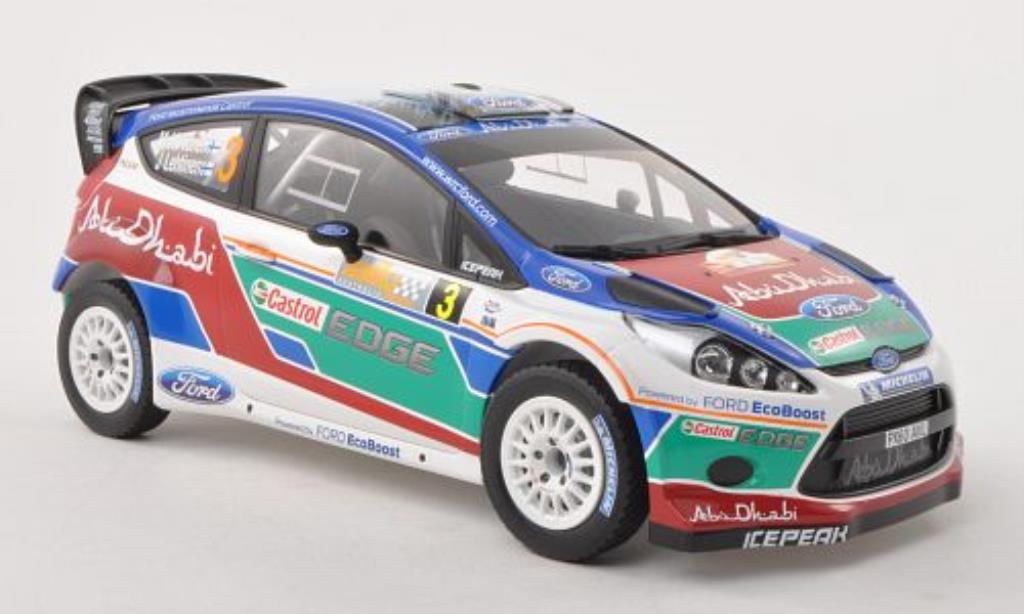 Ford Fiesta 1/18 Minichamps WRC No.3 Abu Dhabi Rally Australien 2011 /J.Lehtinen modellino in miniatura
