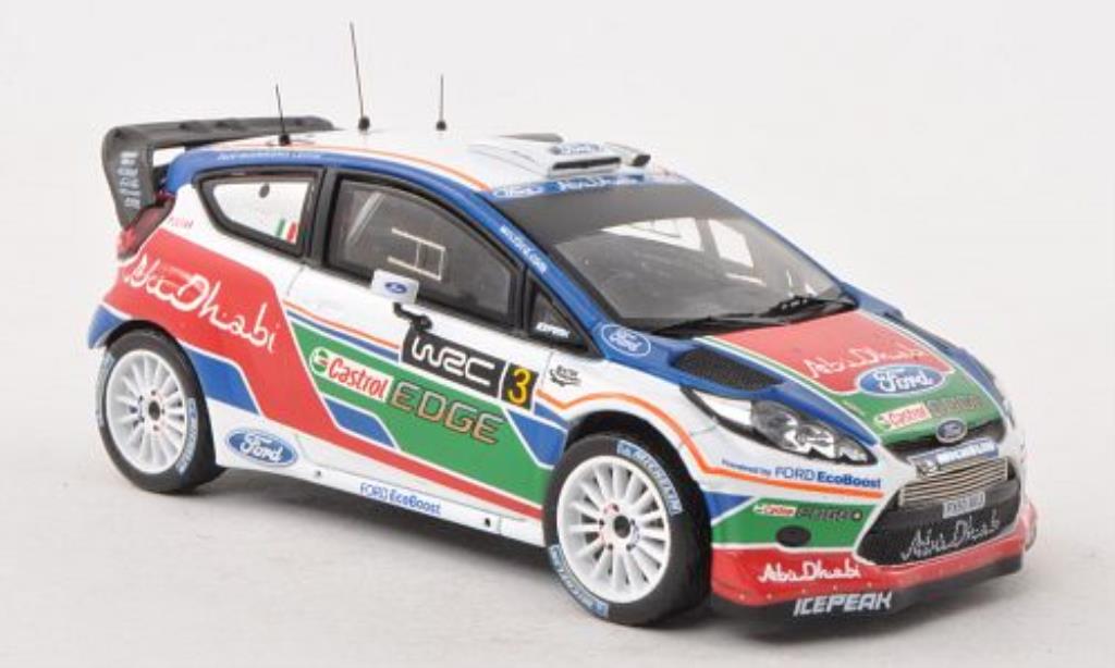 Ford Fiesta WRC 1/43 IXO WRC No.3 UK Test Kirkbride Airfield 2011 modellino in miniatura