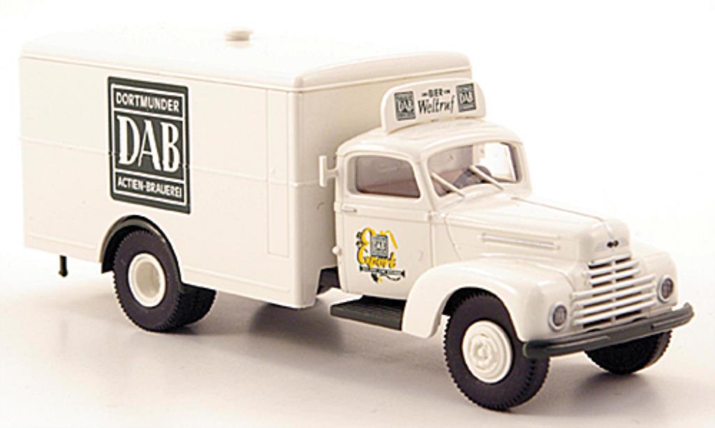 Ford FK 3500 1/87 Brekina 3500 Dortmunder Actien Bier Koffer-LKW modellino in miniatura