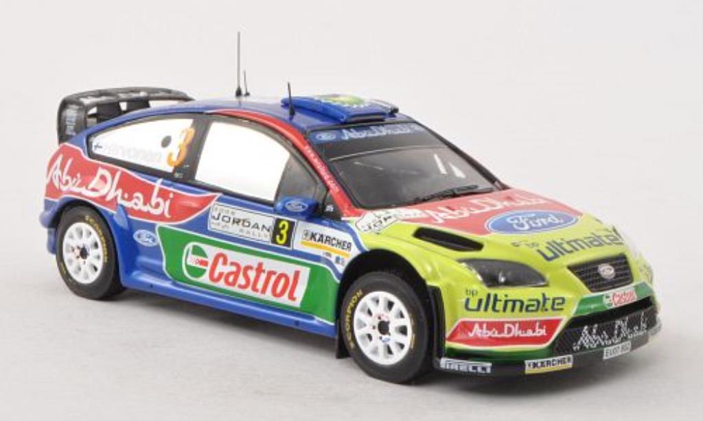 Ford Focus RS 1/43 IXO RS 07 WRC No.3 Rally Jordanien 2008 /J.Lehtinen modellino in miniatura