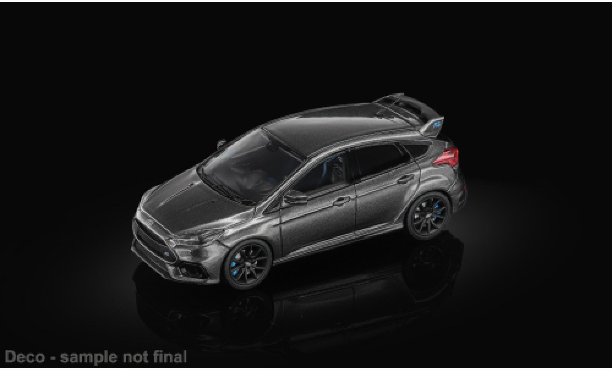 Ford Focus 1/64 Sun Star RS anthrazit 2018 1:64 modellini auto