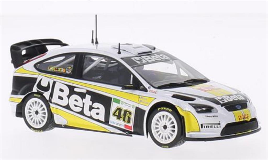 Ford Focus RS 1/43 Minichamps RS WRC No.46 M-Sport Beta WRC Rallye Monza 2008 /C.Cassina modellino in miniatura