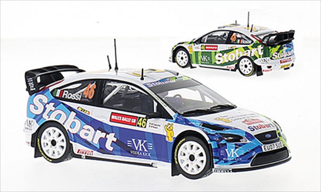 Ford Focus RS 1/43 Minichamps RS WRC No.46 M-Sport Stobart WRC Rallye Wales 2008 /C.Cassina modellino in miniatura