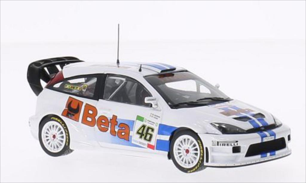 Ford Focus 1/43 Minichamps WRC No.46 Beta Rallye Monza 2007 modellino in miniatura